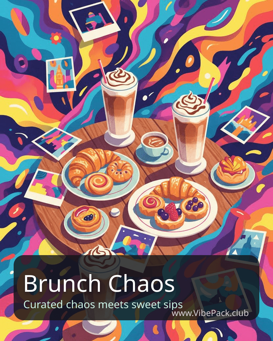 Brunch Chaos vibe card